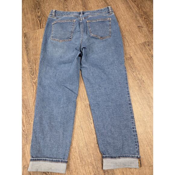 Talbots Every Day Relaxed Medium Wash Denim Jeans Size 10 Button Fly - Picture 5 of 5